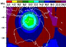 HF Ionospheric Propagation Maps